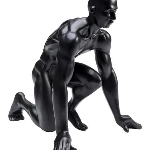 Deko Figur Runner Schwarz 25Cm