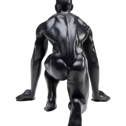 Deko Figur Runner Schwarz 25Cm