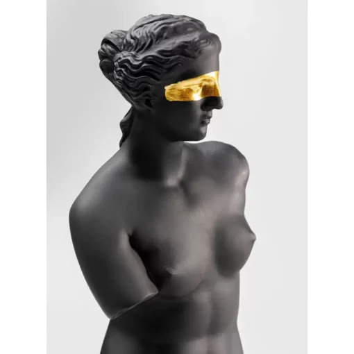 Deko Figur Sculpture Schwarz 48Cm