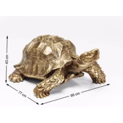 Deko Figur Turtle Gold Gros