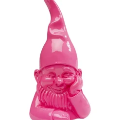 Deko Figur Zwerg Pink 21Cm