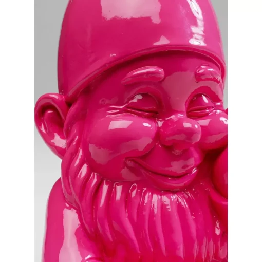 Deko Figur Zwerg Pink 21Cm