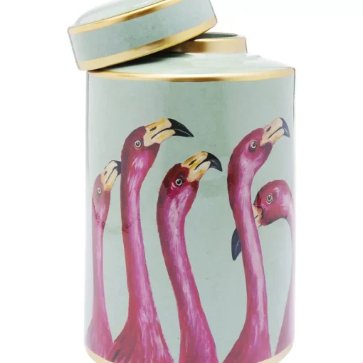 Deko Gefas Flamingos 29Cm
