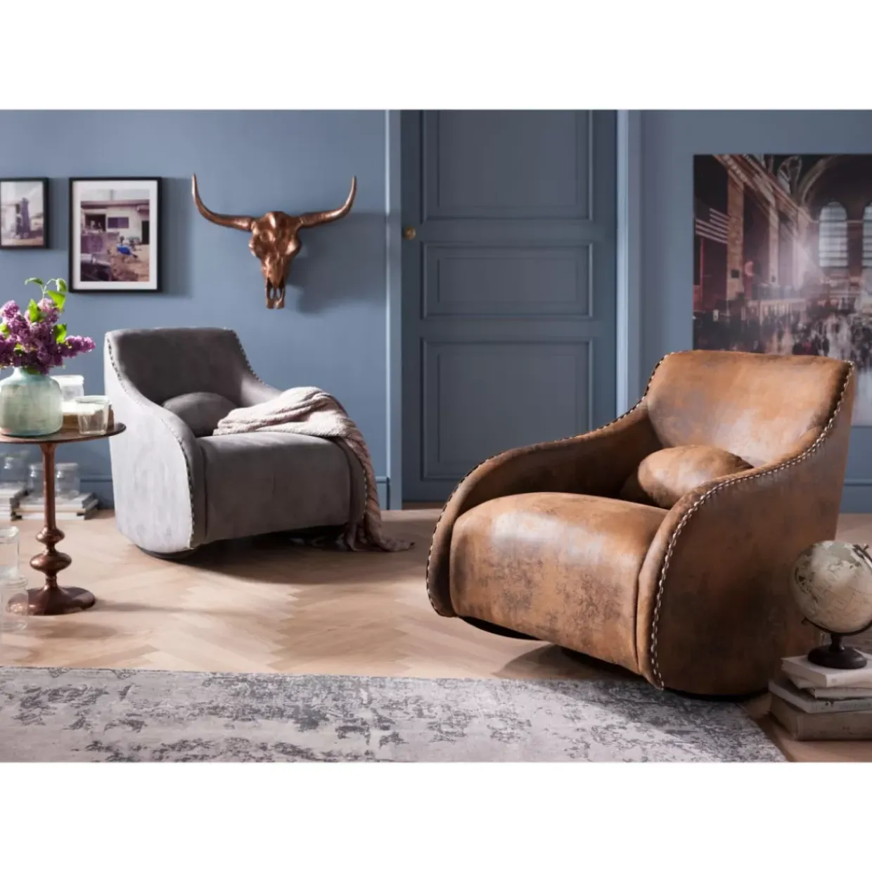 Deko Globus Vintage Sortiert