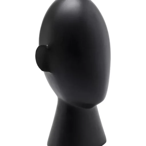 Deko Objekt Abstract Face Schwarz 34Cm
