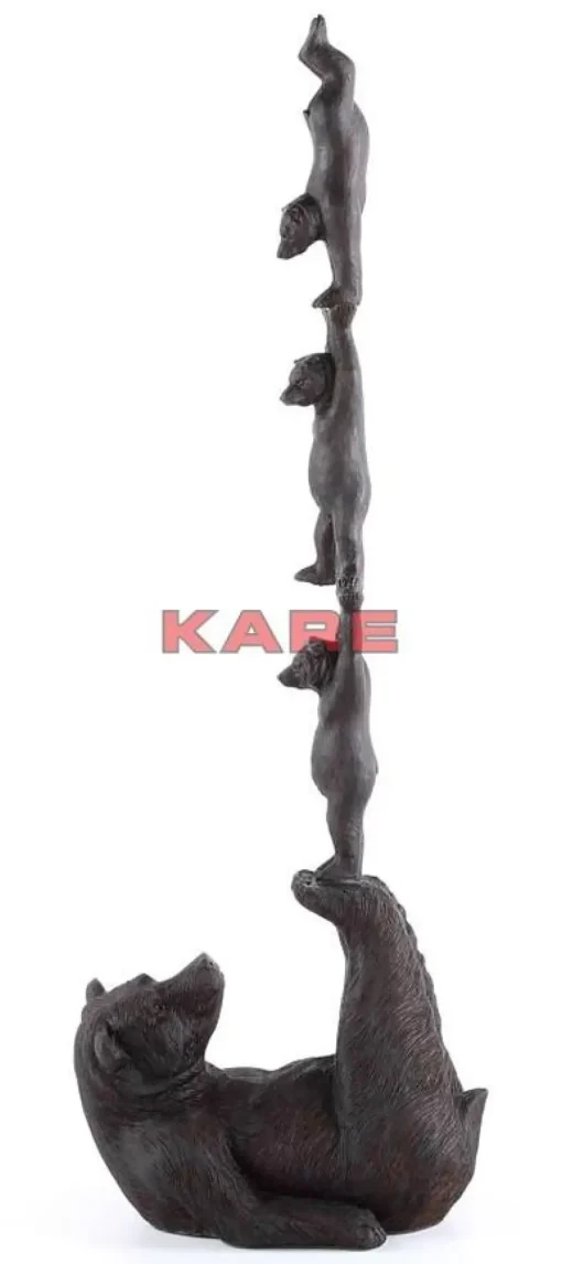 Deko Objekt Artistic Bears Balance 121Cm