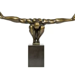 Deko Objekt Athlet Bronze