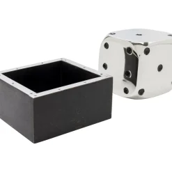 Deko Objekt Dice Silber 10X10Cm