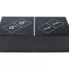 Deko Objekt Domino Schwarz 24X7Cm