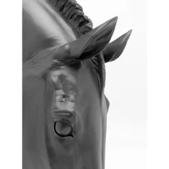 Deko Objekt Horse Face Schwarz 72Cm