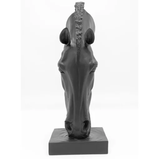 Deko Objekt Horse Face Schwarz 72Cm