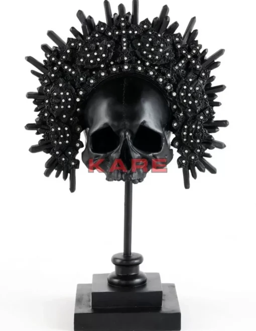 Deko Objekt King Skull Schwarz