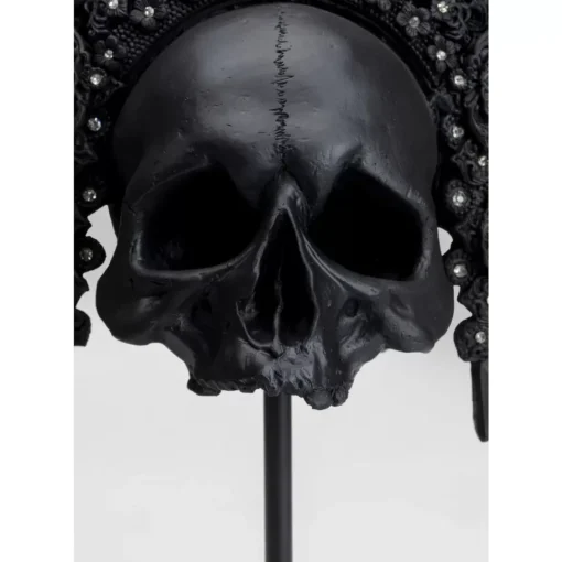 Deko Objekt King Skull Schwarz