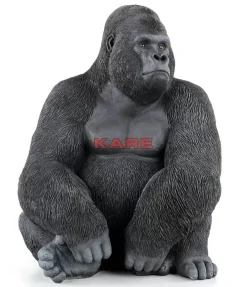 Deko Objekt Monkey Gorilla Side Xl Schwarz