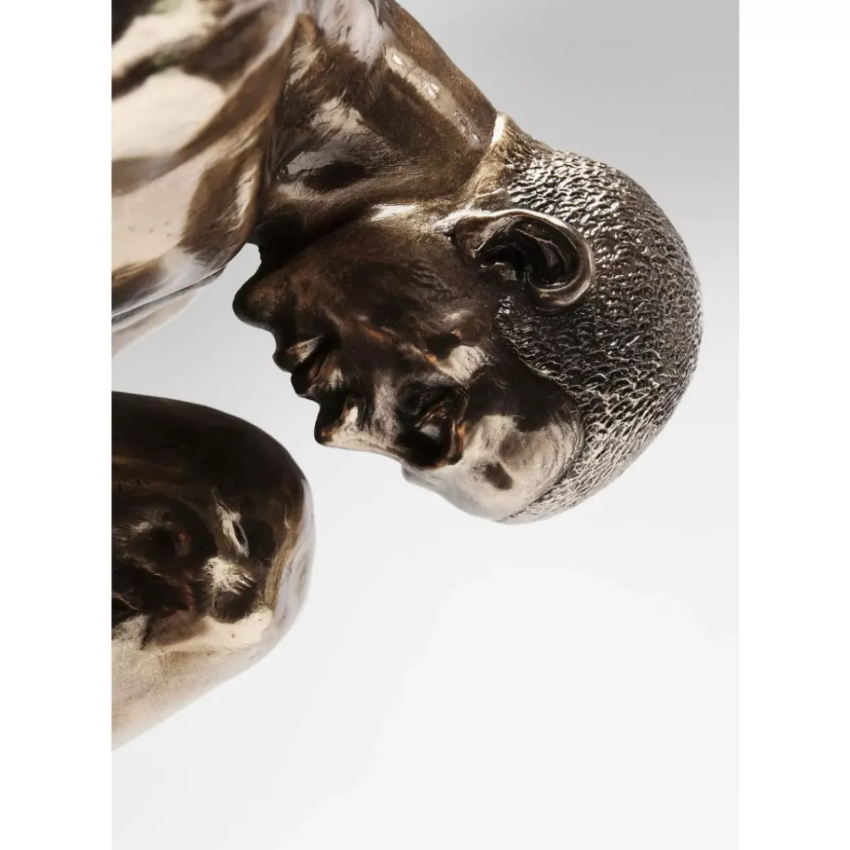 Deko Objekt Nude Man Stand Bronze 35Cm