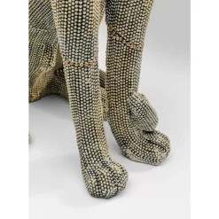 Deko Objekt Sitting Leopard Pearls 42