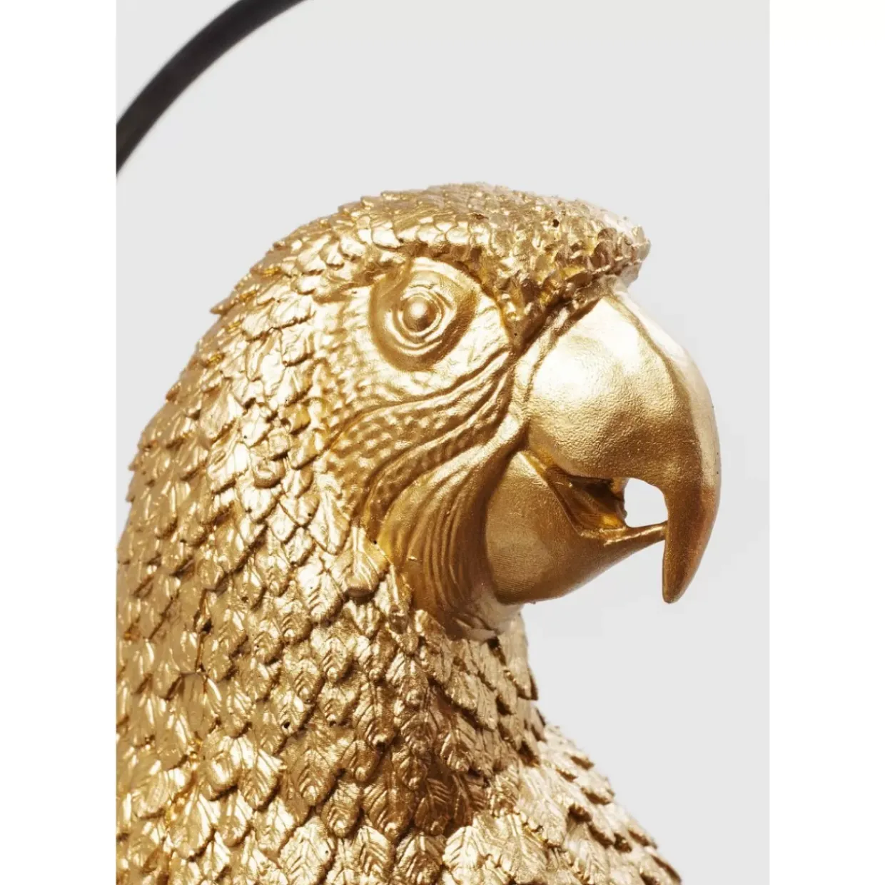 Deko Objekt Swinging Parrot Gold