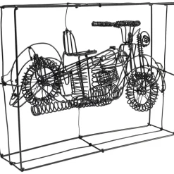 Deko Objekt Wire Harley Bike 32Cm