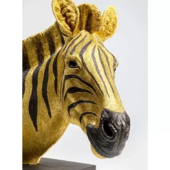 Deko Objekt Zebra Gold
