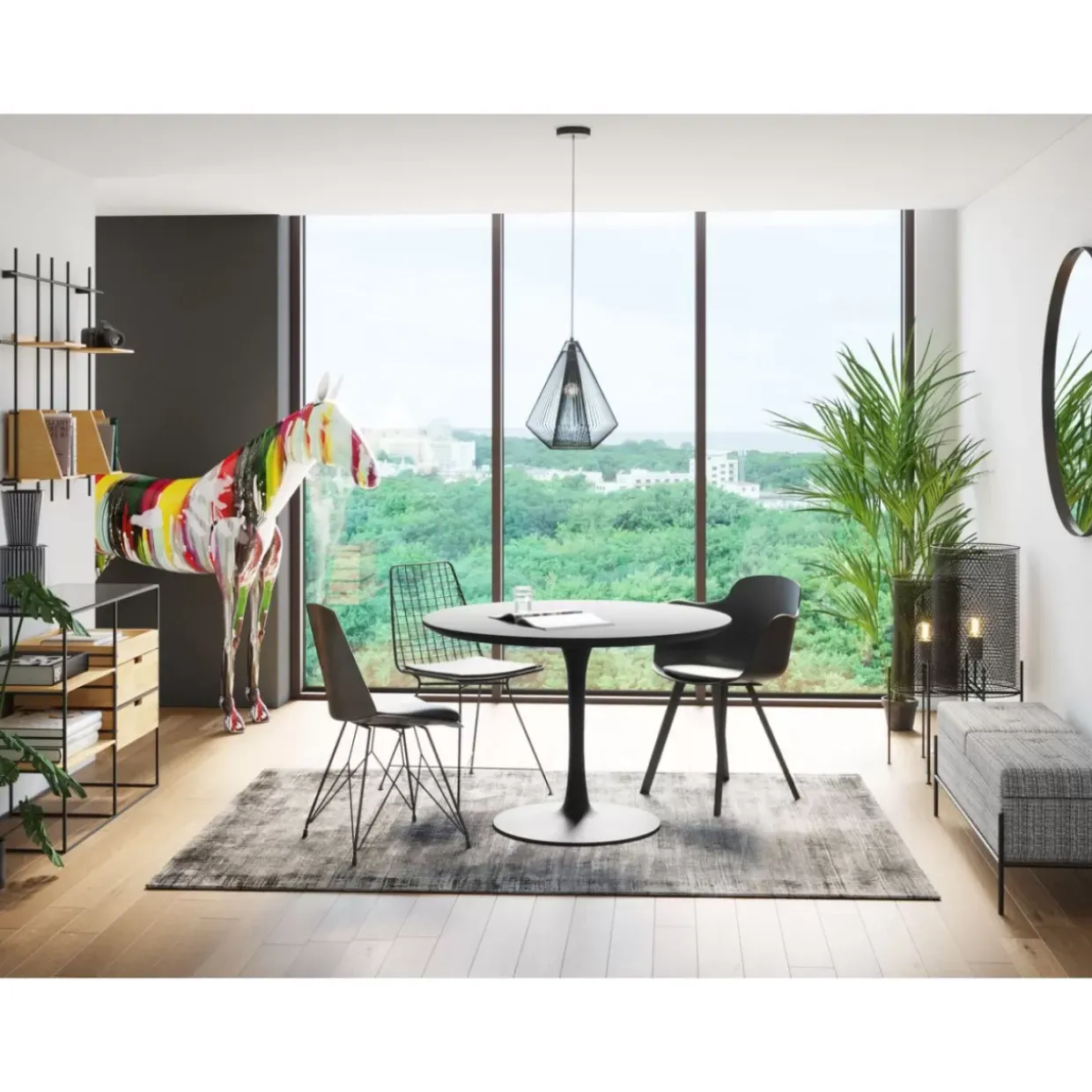 Deko Pflanze Palm Tree 190