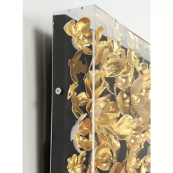 Deko Rahmen Gold Flower 60X60Cm