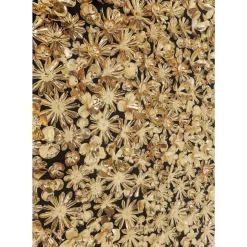 Deko Rahmen Gold Flower 120X120Cm
