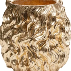 Deko Ubertopf Lion Gold