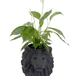 Deko Ubertopf Lion Schwarz