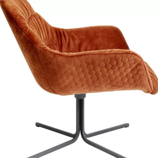 Drehsessel Bristol Rostrot