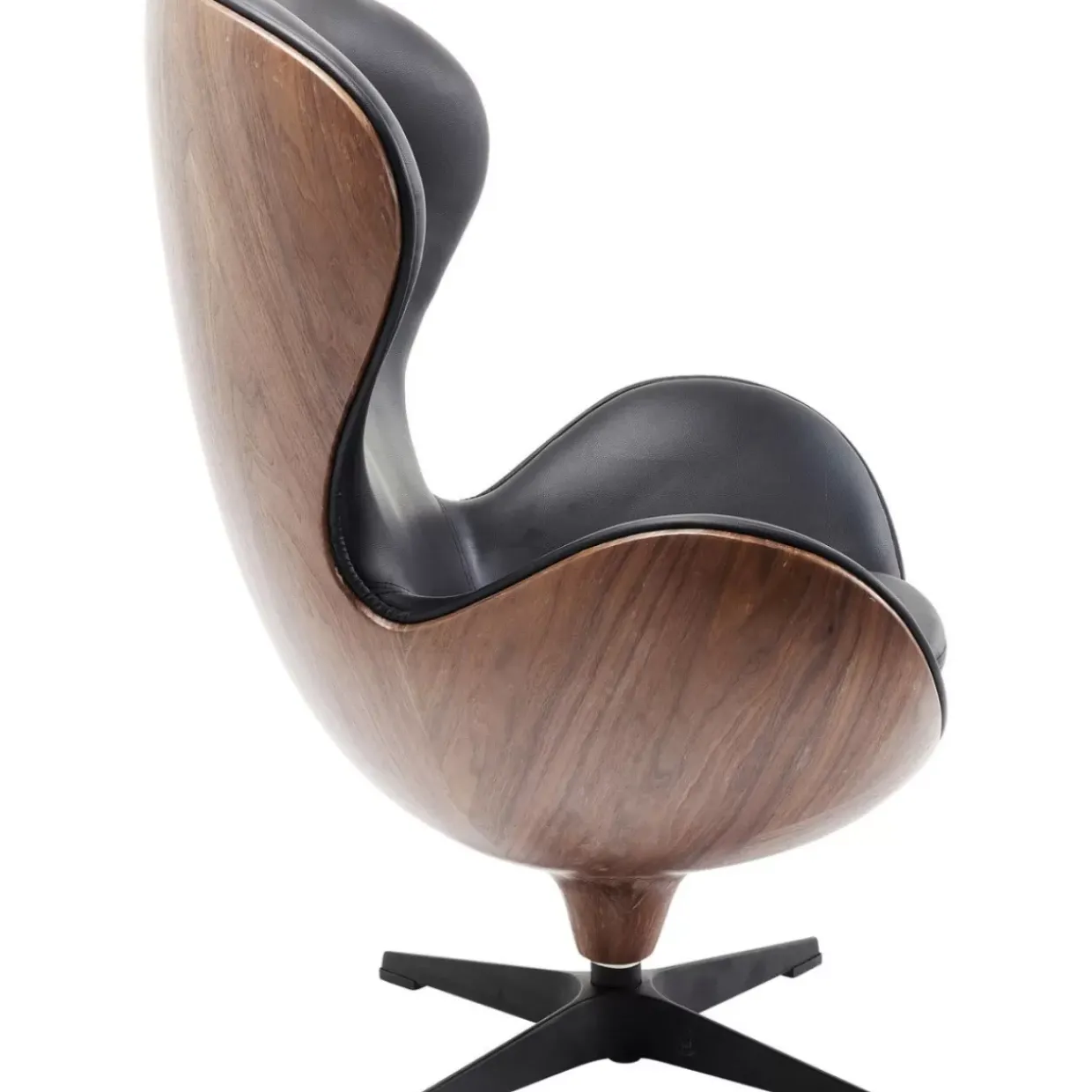 Drehsessel Lounge Black Walnut