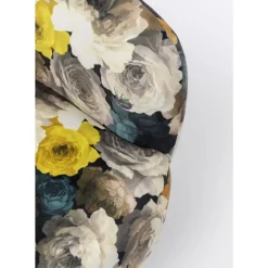 Drehsessel Peony Flower Gelb