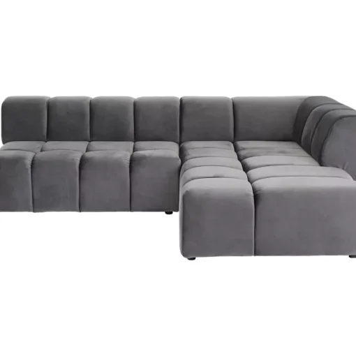 Ecksofa Belami Grau Rechts