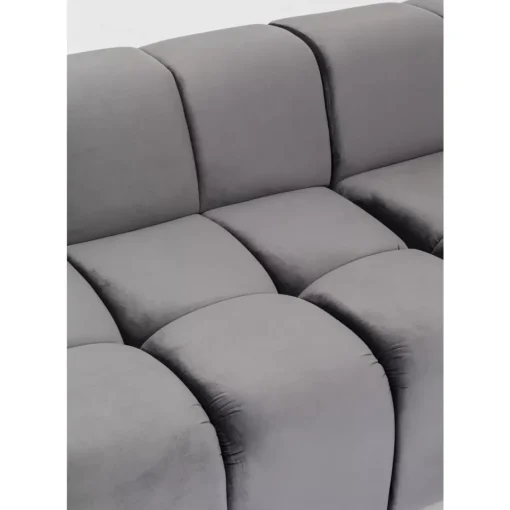 Ecksofa Belami Grau Rechts