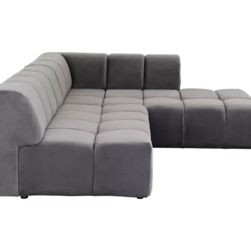 Ecksofa Belami Grau Rechts