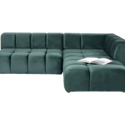 Ecksofa Belami Velvet Dunkelgrun Rechts 265Cm