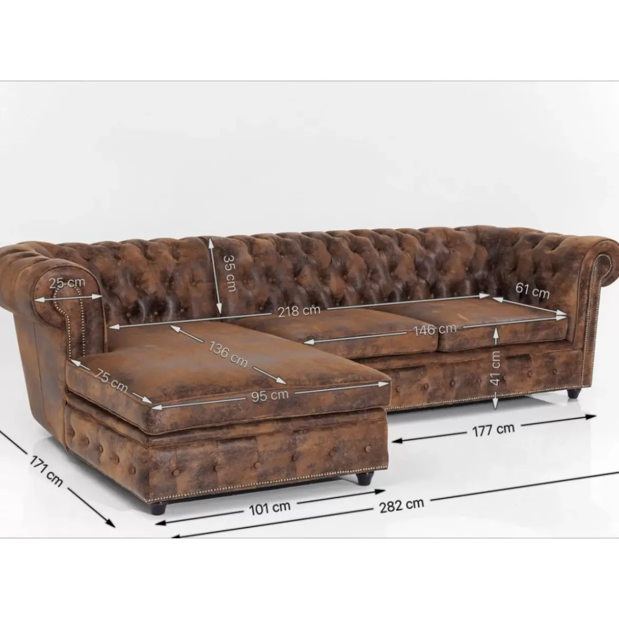 Ecksofa Cambridge Vintage Smart L