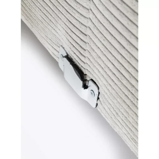 Ecksofa Gianni Cord Grau Links