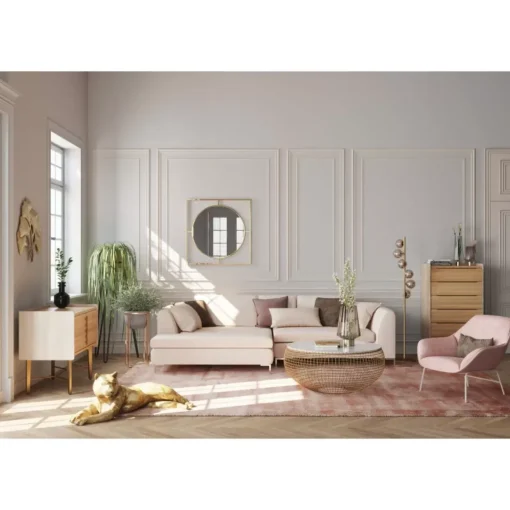 Ecksofa Gianni Creme Links