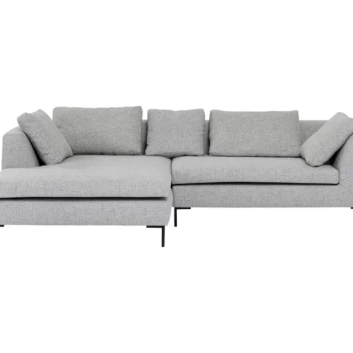 Ecksofa Gianni Dolce Hellgrau Links