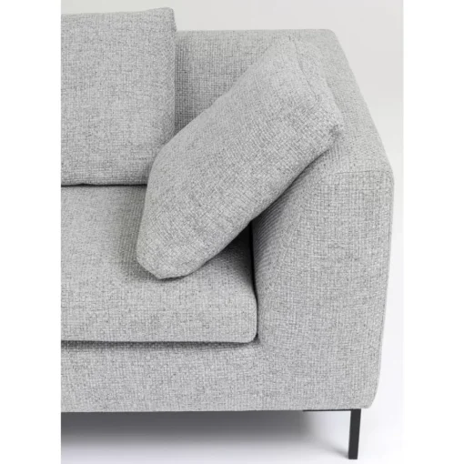 Ecksofa Gianni Dolce Hellgrau Links