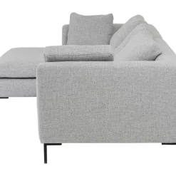 Ecksofa Gianni Dolce Hellgrau Links