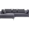 Ecksofa Gianni Grau Links