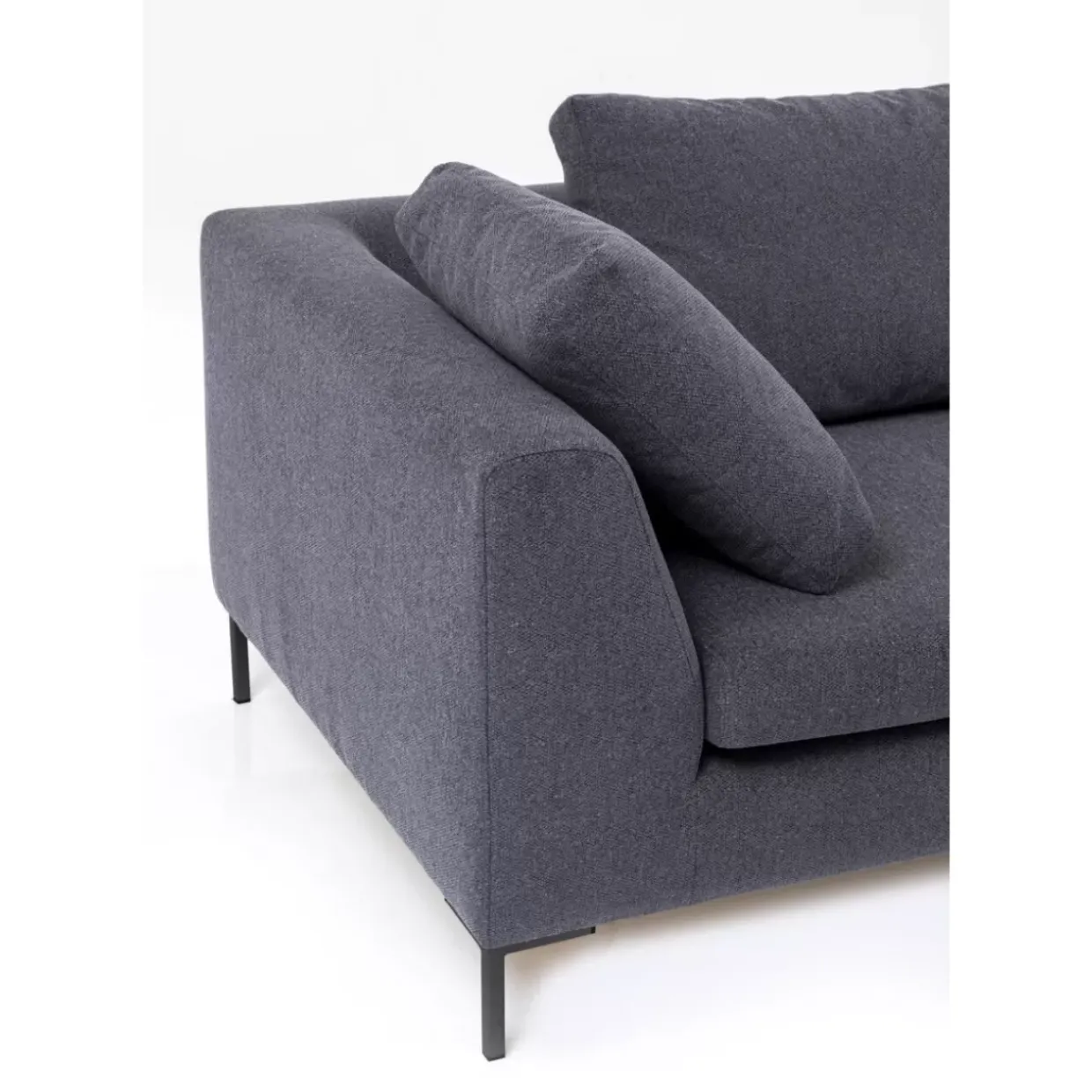 Ecksofa Gianni Grau Rechts