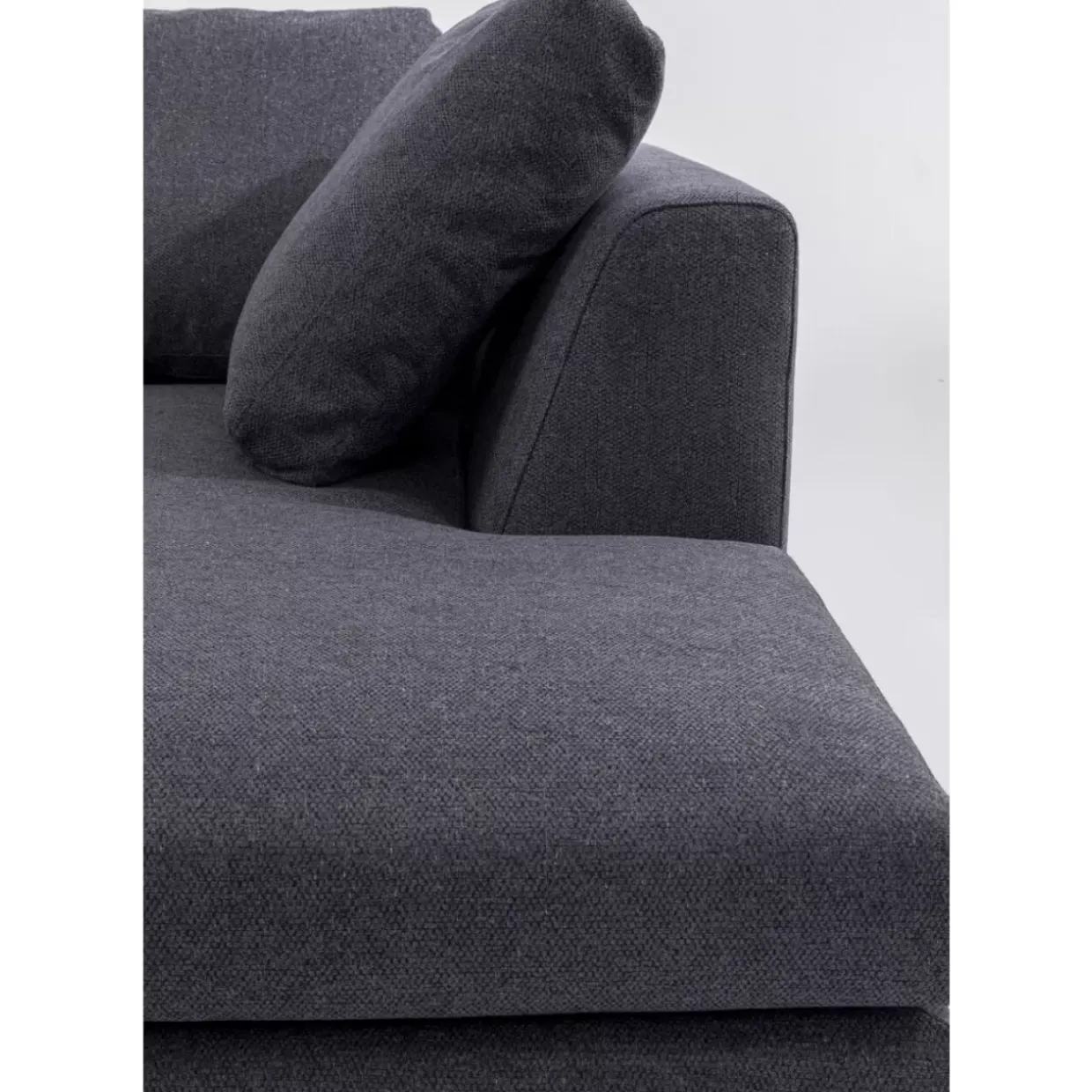 Ecksofa Gianni Grau Rechts
