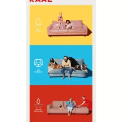 Ecksofa Gianni Grau Rechts