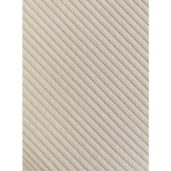 Ecksofa Infinity Ottomane Cord Creme Rechts