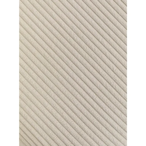 Ecksofa Infinity Ottomane Cord Creme Rechts