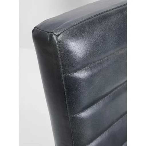 Freischwinger Lola Leder Grau