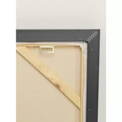 Gerahmtes Bild Abstract Schwarz 80X120Cm