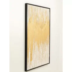 Gerahmtes Bild Abstract Weis 80X120Cm